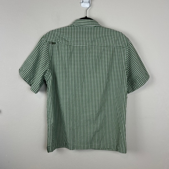 Outdoor Research Button Front Short Sleeve Plaid Shirt - Picture 3 of 5